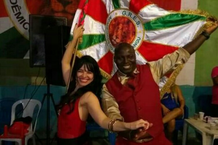 Mestre-sala e porta-bandeira, Hugo Santos e Livya Bergmman