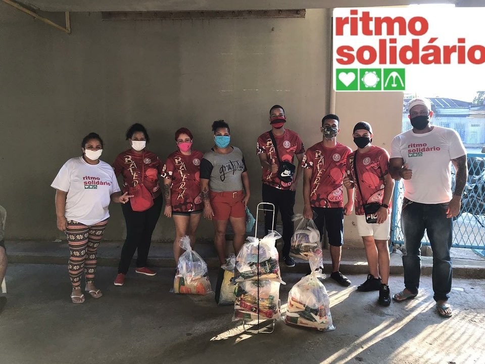 Entrega das cestas básicas