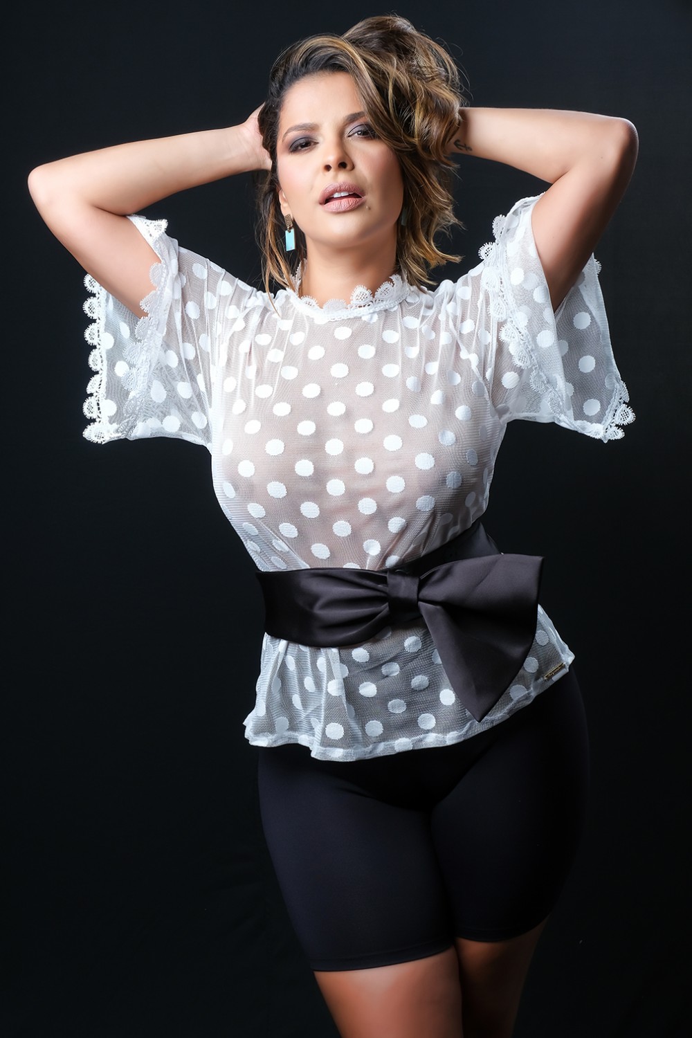 Gyselle Soares promete arrasar e conquistar todos os fãs como apresentadora da TV Antena 10, afiliada da Rede Record de Televisão - Foto: Tibério Hélio