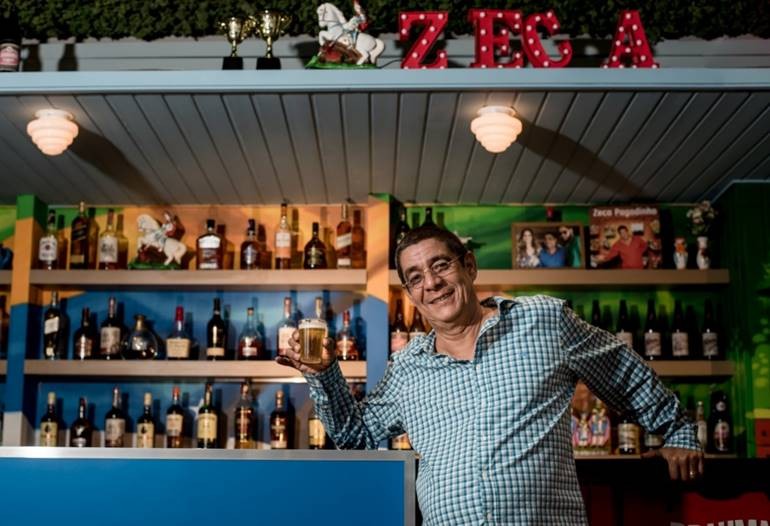 O Bar do Zeca Pagodinho é uma homenagem ao samba e cultura carioca através de um dos seus maiores representantes - Foto: Fausto Ferreira