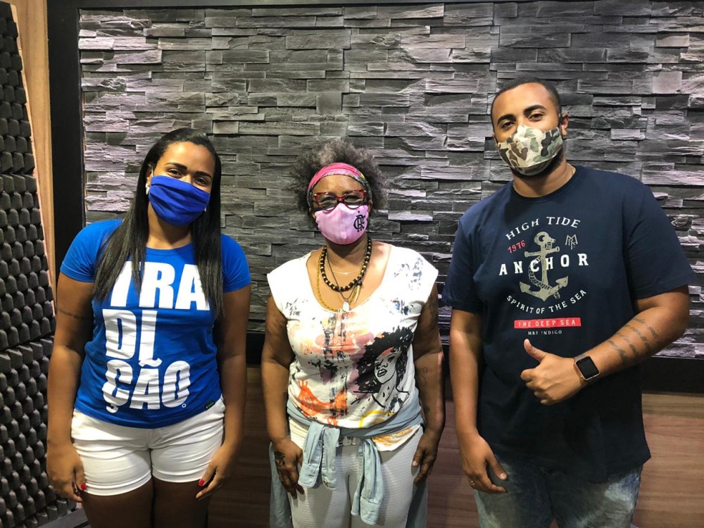 Raphaela Nascimento, Sandra de Sá e Rhodrigo Nascimento - Foto / Divulgação