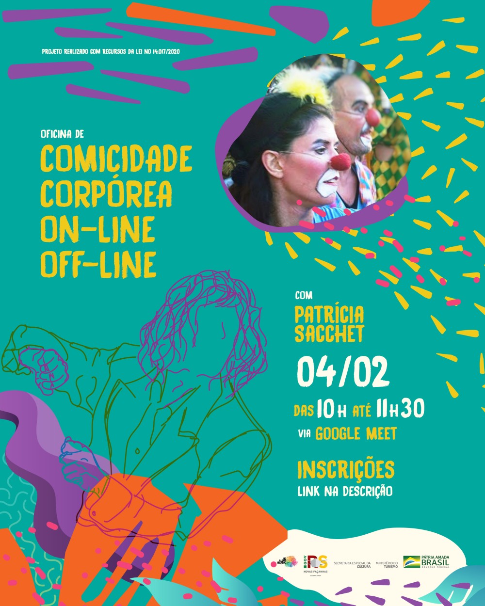 Evento gratuito prevê exibição online de espetáculo circense protagonizado por artistas com deficiência