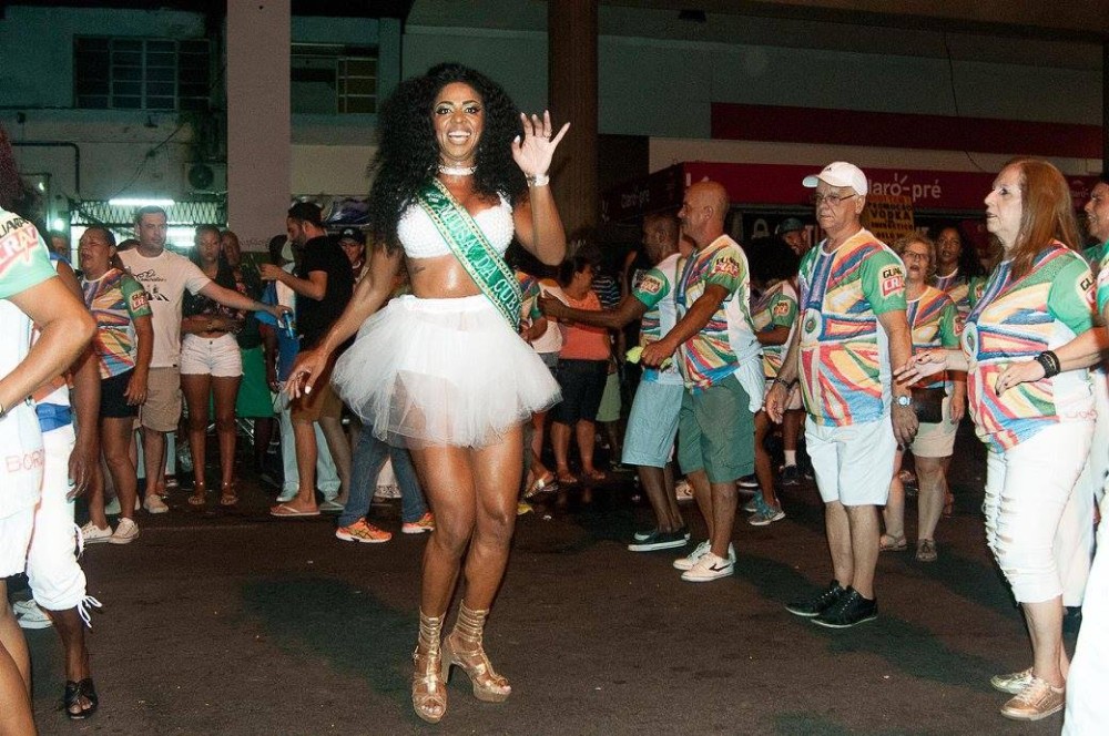 Musa da Cubango - Foto: Fan Page Oficial GRES Acadêmicos do Cubango