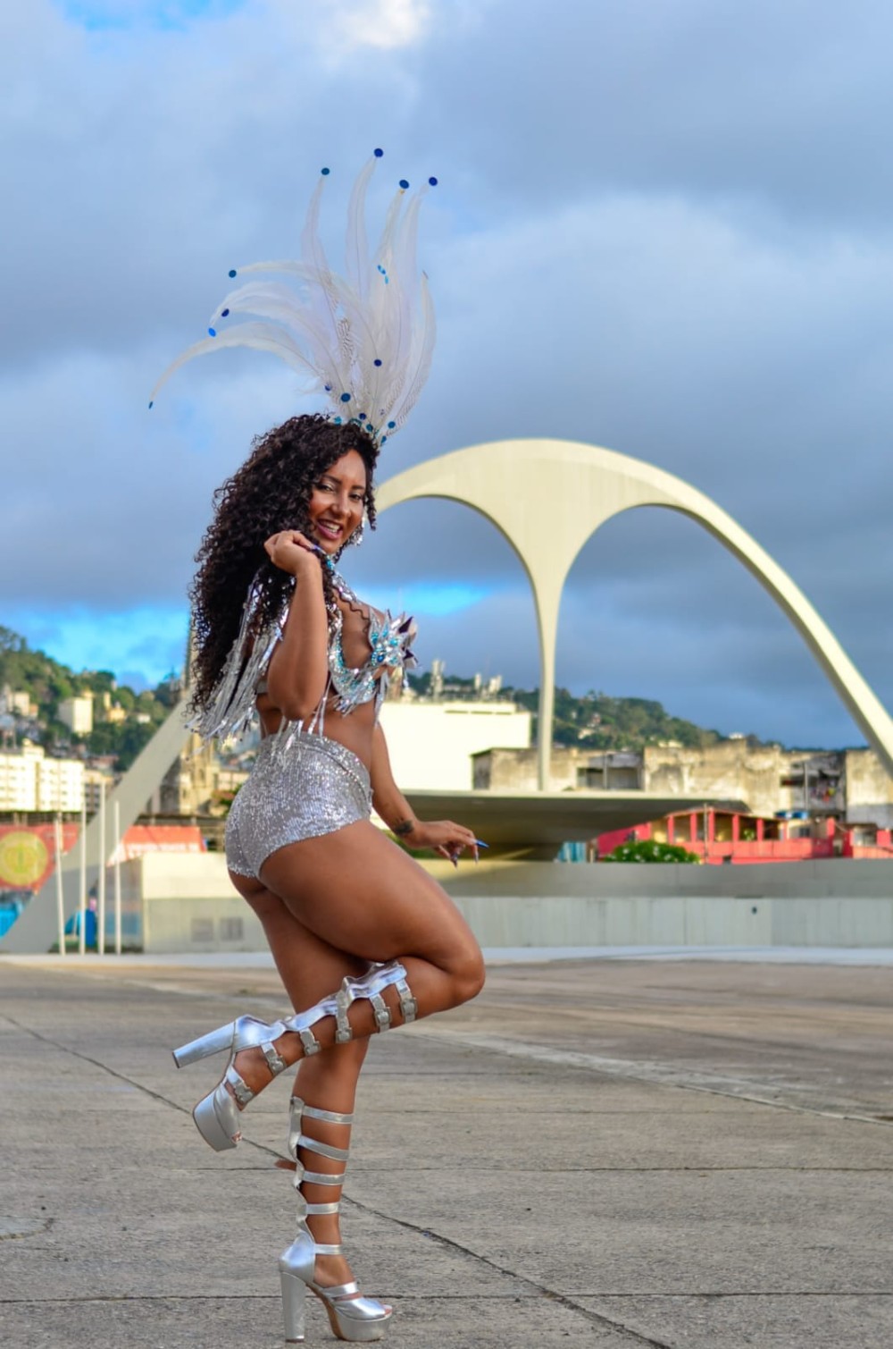 A rainha planeja algumas ações sociais para os próximos dias, em São João de Meriti - Foto / Divulgação 