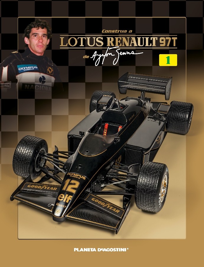 Planeta DeAgostini homenageia herói nacional com réplica da Lotus Renault 97T, carro que marcou a primeira vitória da eterna lenda da Fórmula 1