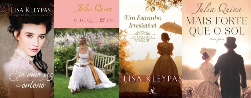 Títulos com histórias de amor em diferentes períodos históricos voltaram a despertar o interesse dos leitores embalados pelo sucesso de séries do gênero no streaming - Fotos / Divulgação 