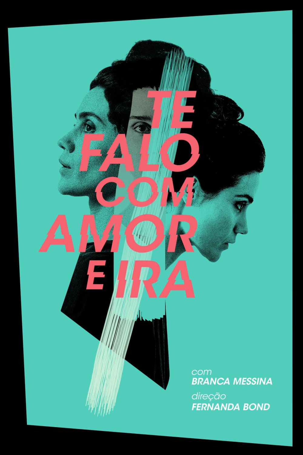Com texto feminista e formato online, a peça poderá ser assistida gratuitamente - Cartaz: Veronica d’Orey