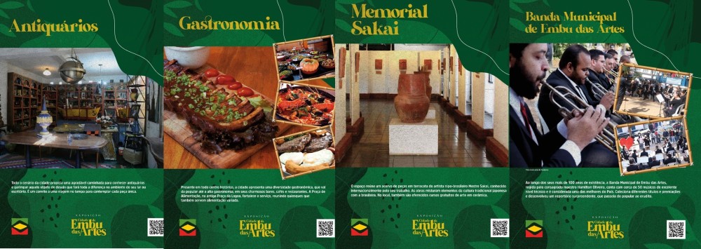 Localizado na região metropolitana de São Paulo, município chama atenção por sua história, festas populares e intensa vocação artística 
