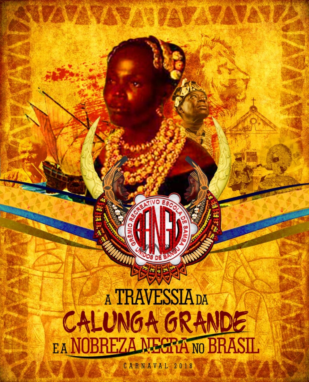 Logo GRES Unidos de Bangu - Carnaval 2018