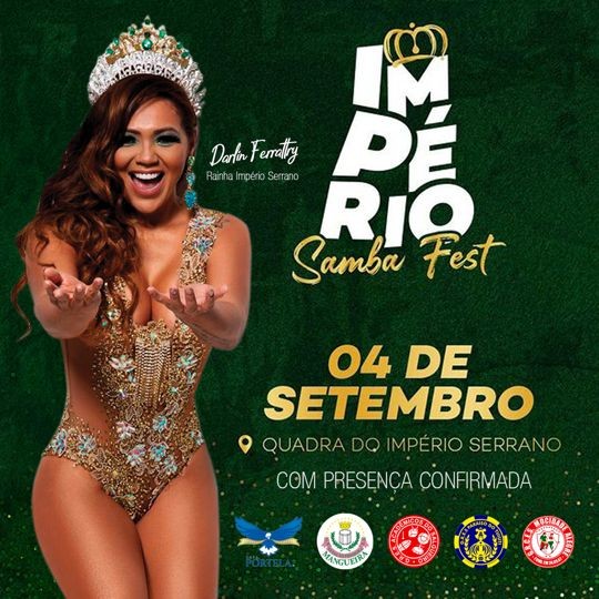 Além da apresentação do Império Serrano, evento reunirá mais cinco escolas de samba e grupos de pagode