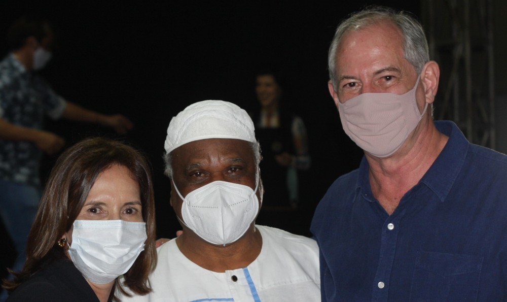 Ivanir dos Santos, Martha Rocha e Ciro Gomes - Foto: Rozangela Silva