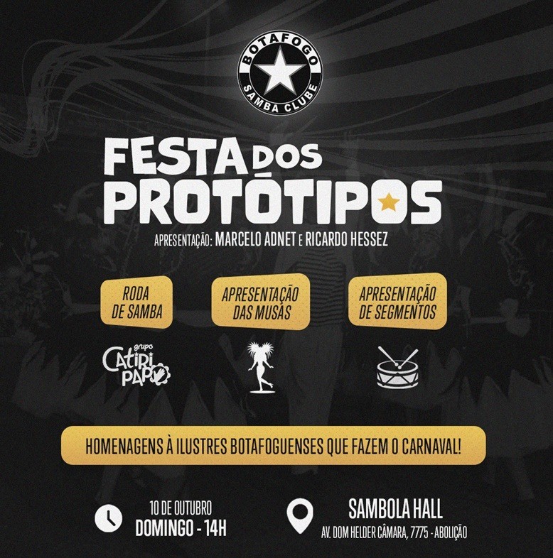 Com direito a roda de samba, protótipos da escola serão divulgados ao público