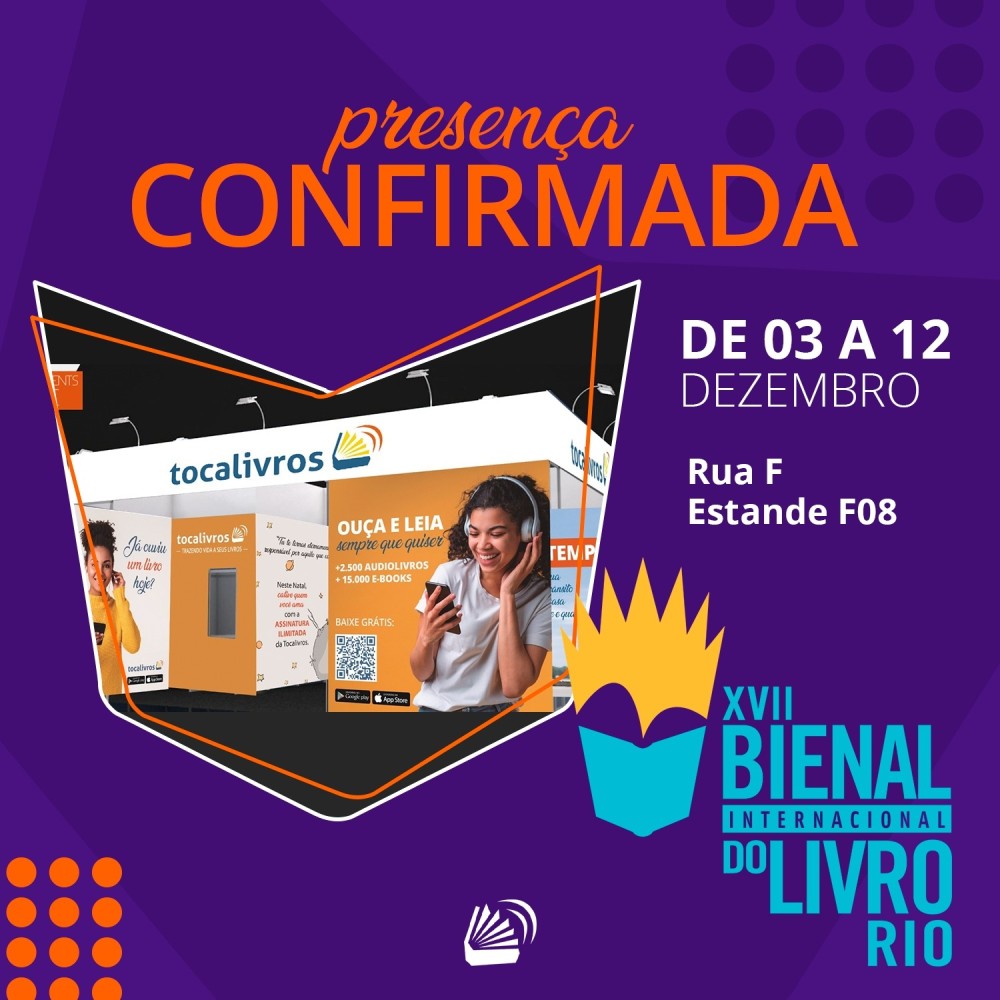 Produtora de audiolivros marca presença da edição carioca do maior evento literário do Brasil 