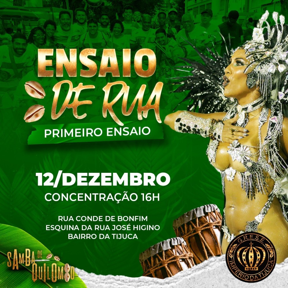 Componentes da verde e branca tijucana se concentram na Conde de Bonfim, na altura da José Higino