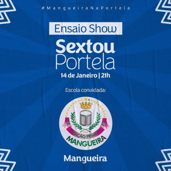 Majestade do Samba recebe Mangueira em seu ensaio show desta semana. Ingressos à venda 