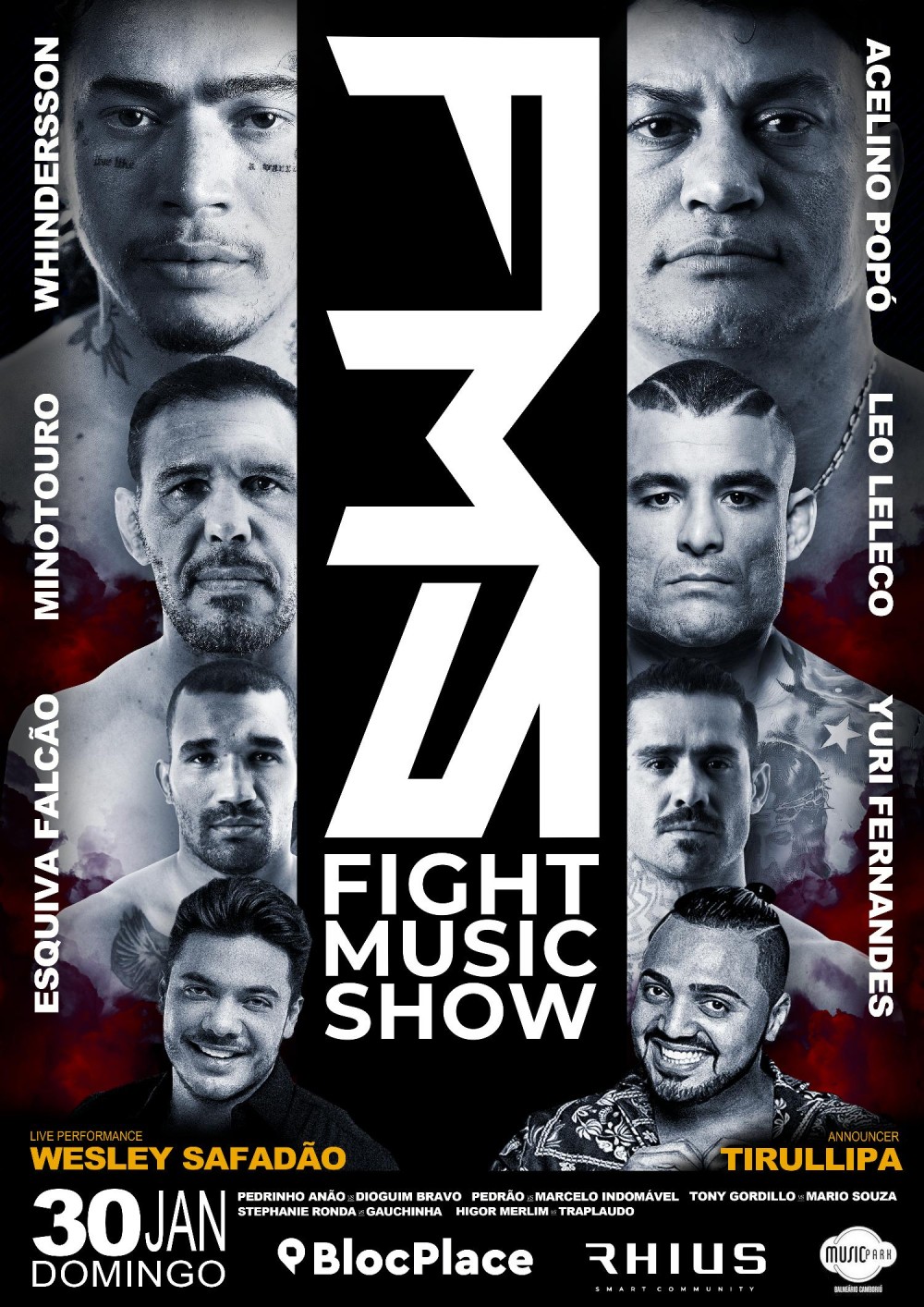 Em série de eventos na semana do FMS, treino aberto, pesagem e presença de campeão do UFC serão atrativos para o público catarinense 