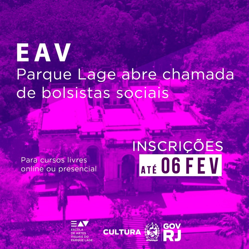 Inscrições ficam abertas até o dia 6/02