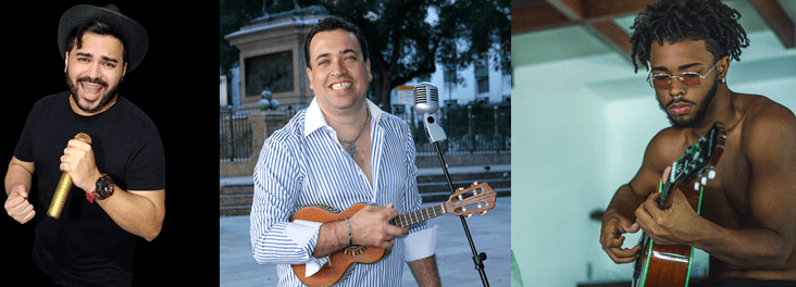 Ricardão RD, Edinho Do Samba e GB Honorato - Fotos: Divulgação 