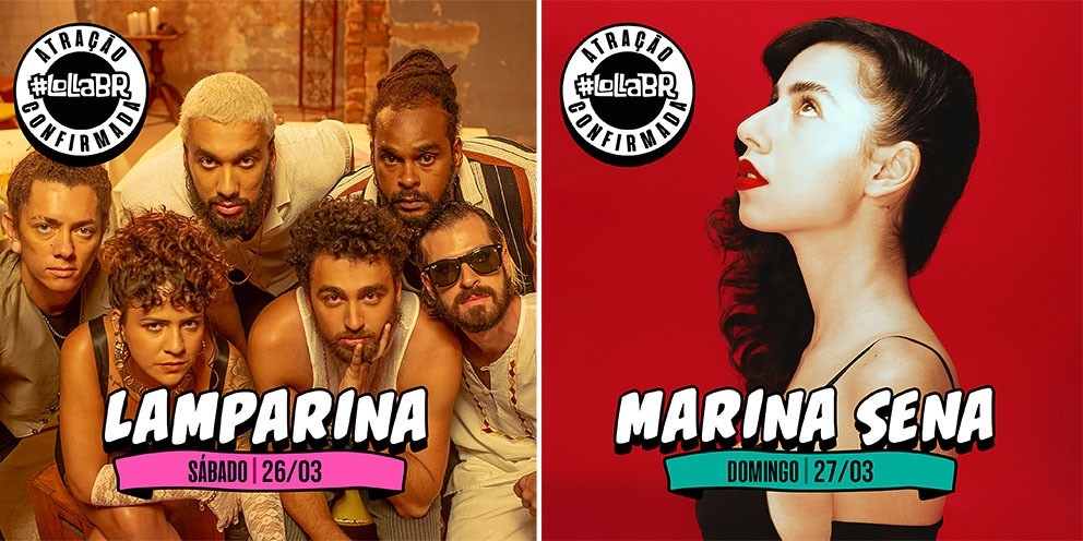 O grupo mineiro e a cantora se apresentam, respectivamente, nos dias 26 e 27 de março 