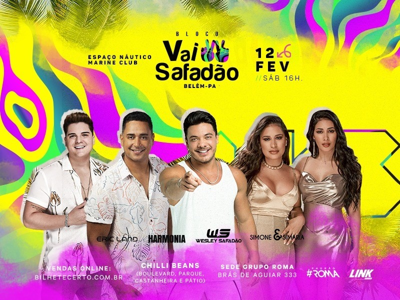 O cantor sobe ao palco do Espaço Náutico Marine Club para um show especial 