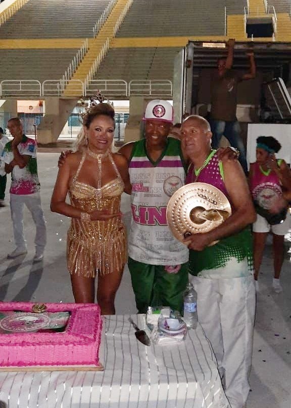 Danny Fox fez sua estreia no Sambódromo com a Lins Imperial - Foto: Diego Mendes 
