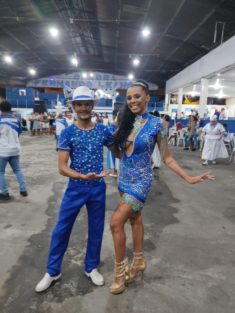 Carolline Cardoso no ensaio da Caprichosos - Foto: Divulgação 