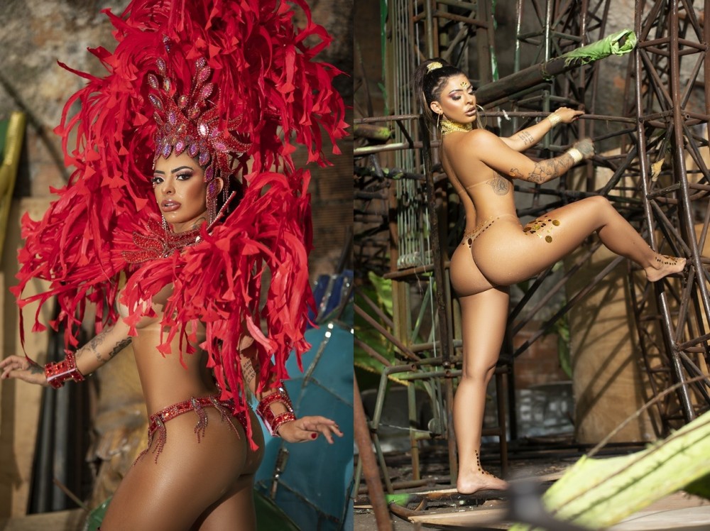 A modelo Larissa Maximiano é considerada sinônimo de beleza - Fotos: Marcos Mello