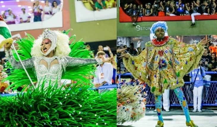Império Serrano tem novo casal de mestre-sala e porta-bandeira, Diogo Jesus e Verônica Lima