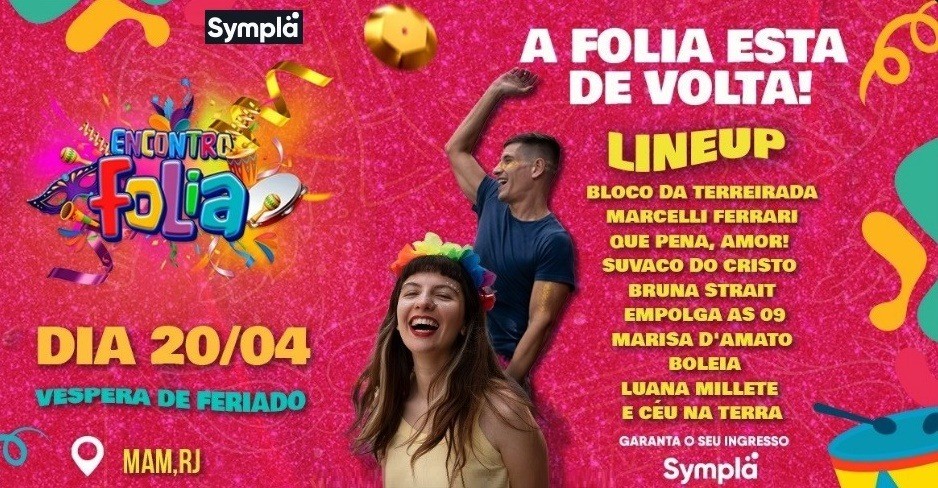 Carnaval Democrático Com blocos de Rua no MAM no Feriado