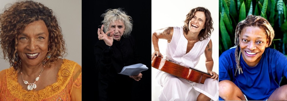 Projeto Parque de Ideias será lançado nesta terça-feira e vai trazer nomes como Zélia Duncan, Luiz Antônio Simas e Mart'nália - Fotos: Divulgação 