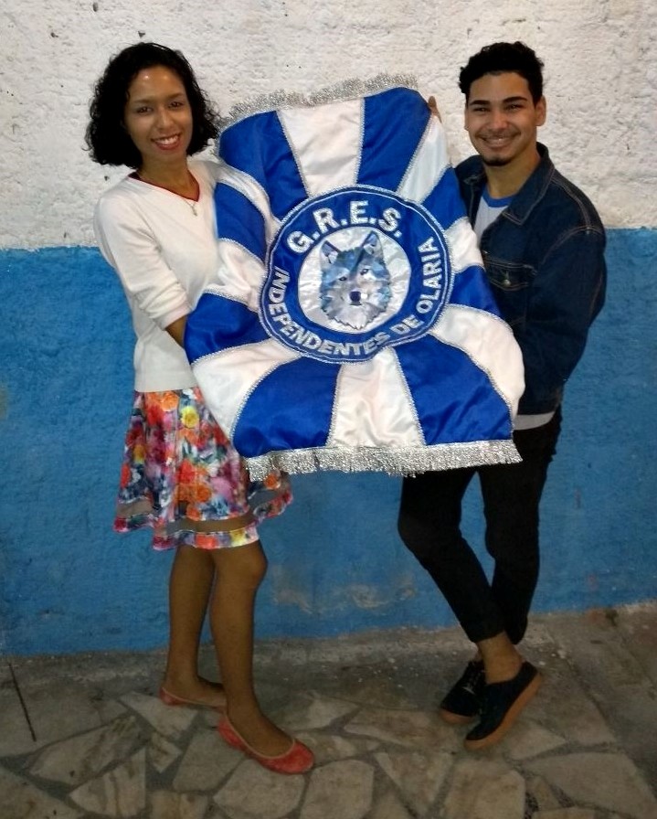 A agremiação da Zona Norte anuncia a chegada do segundo casal de mestre sala e porta bandeira formado por Carolina Ferreira e Gabriel Lima - Foto / Divulgação