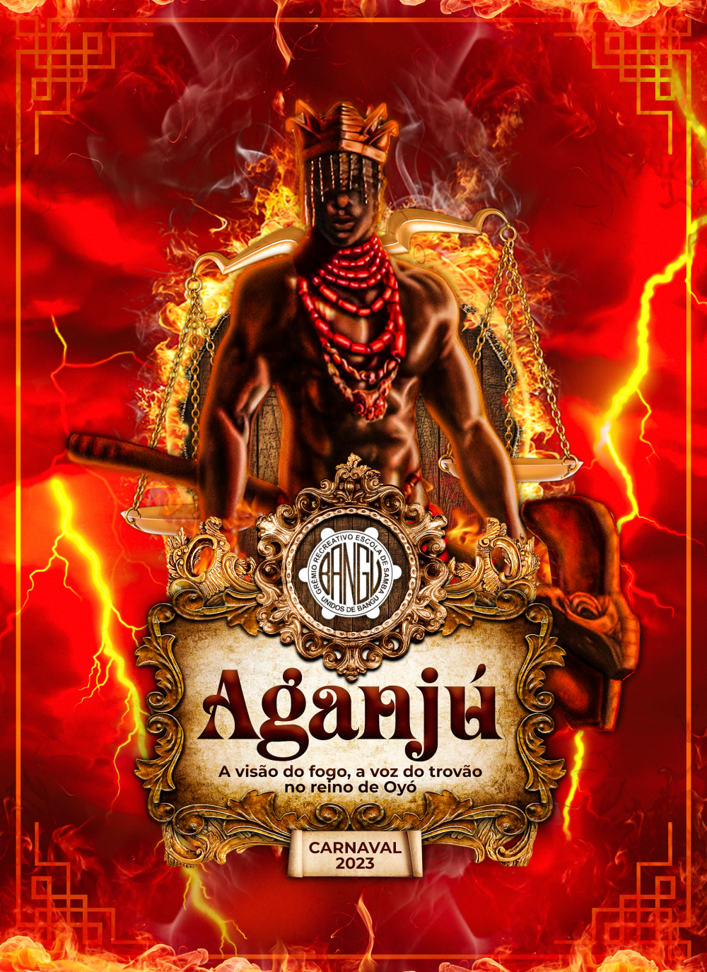 Carnaval 2023: Logo Gres Unidos de Bangu