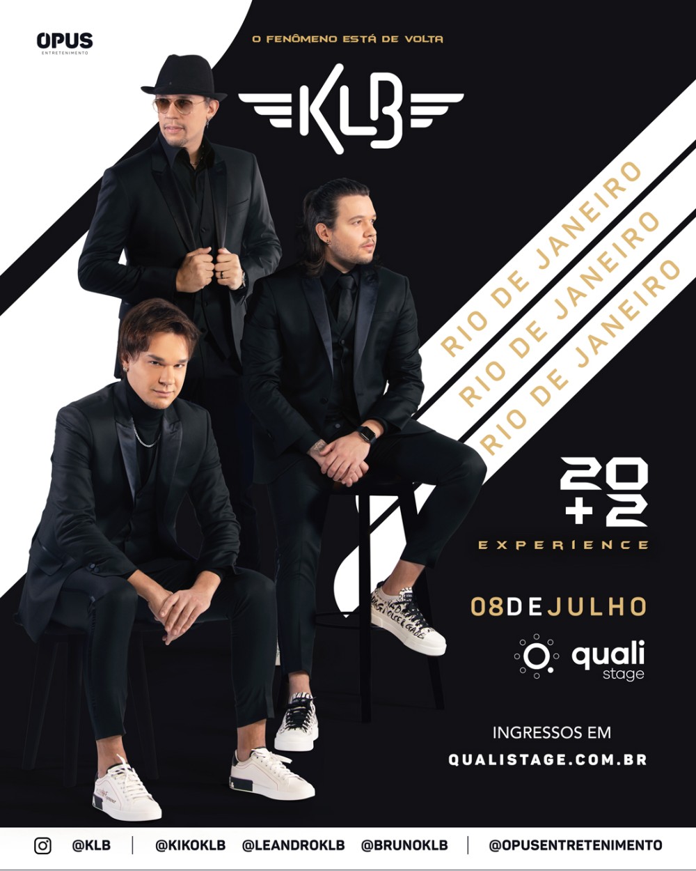 Apresentações celebram duas gloriosas décadas de carreira de uma das bandas mais famosa do país e o lançamento do primeiro álbum do trio - Foto: Caio Duran