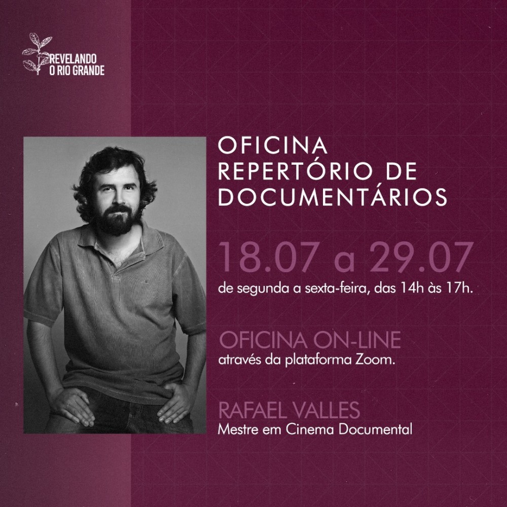 Atividade gratuita e online acontece de 18 a 29 de julho via Zoom 