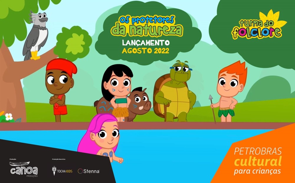 A animação Turma do Folclore, que aborda de maneira lúdica as lendas do folclore brasileiro adaptada à linguagem infantil, lança um projeto inovador neste mês de agosto com exclusividade no ZooMoo Kids, quando é nacionalmente celebrado o Dia do Folclore (