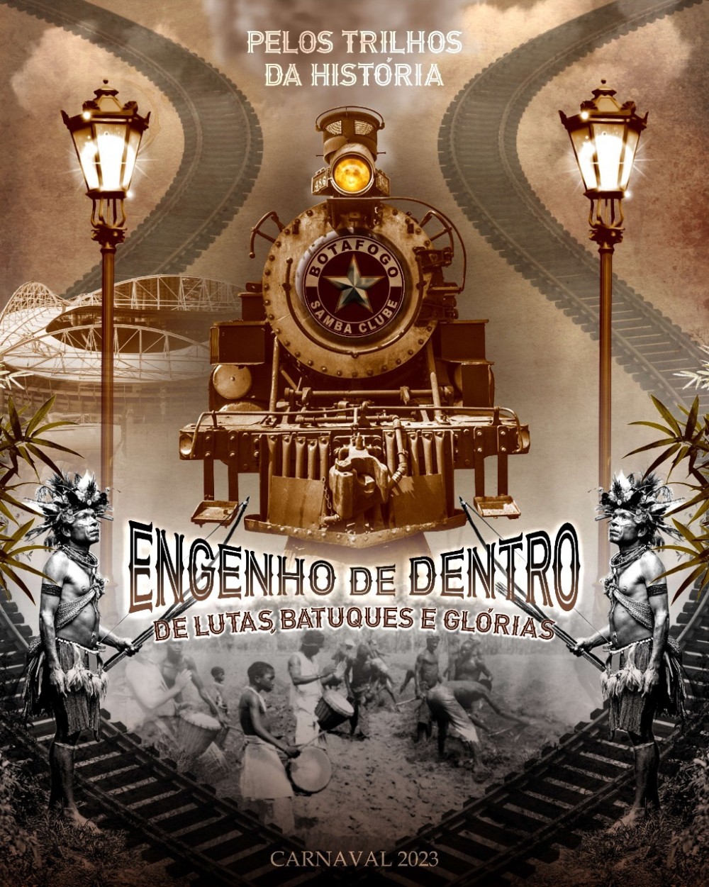 Carnaval 2023: Logo Oficial Gres Botafogo Samba Clube 