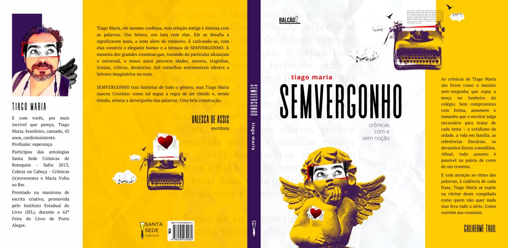 Coletânea de crônicas é o primeiro título do selo Balcão da Santa Sede Editorial 