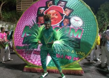 Rei Momo do carnaval mineiro, Wallace Guedes estreia como novo muso da Lins Imperial